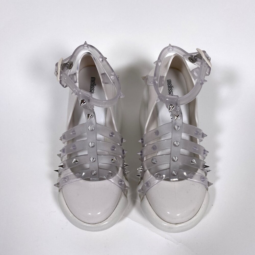 JEAN PAUL GAULTIER x Melissa White Jelly 'Punk Love' Platform - Picture 3 of 11